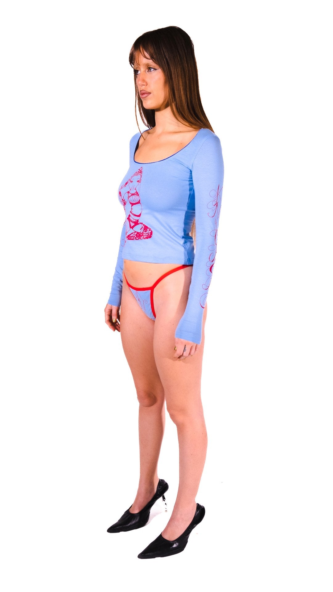 LUCKY PUPPY X BIZARRE - Blue G-String