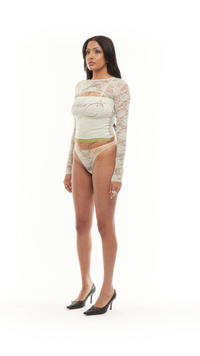 Cut Out Lace Top