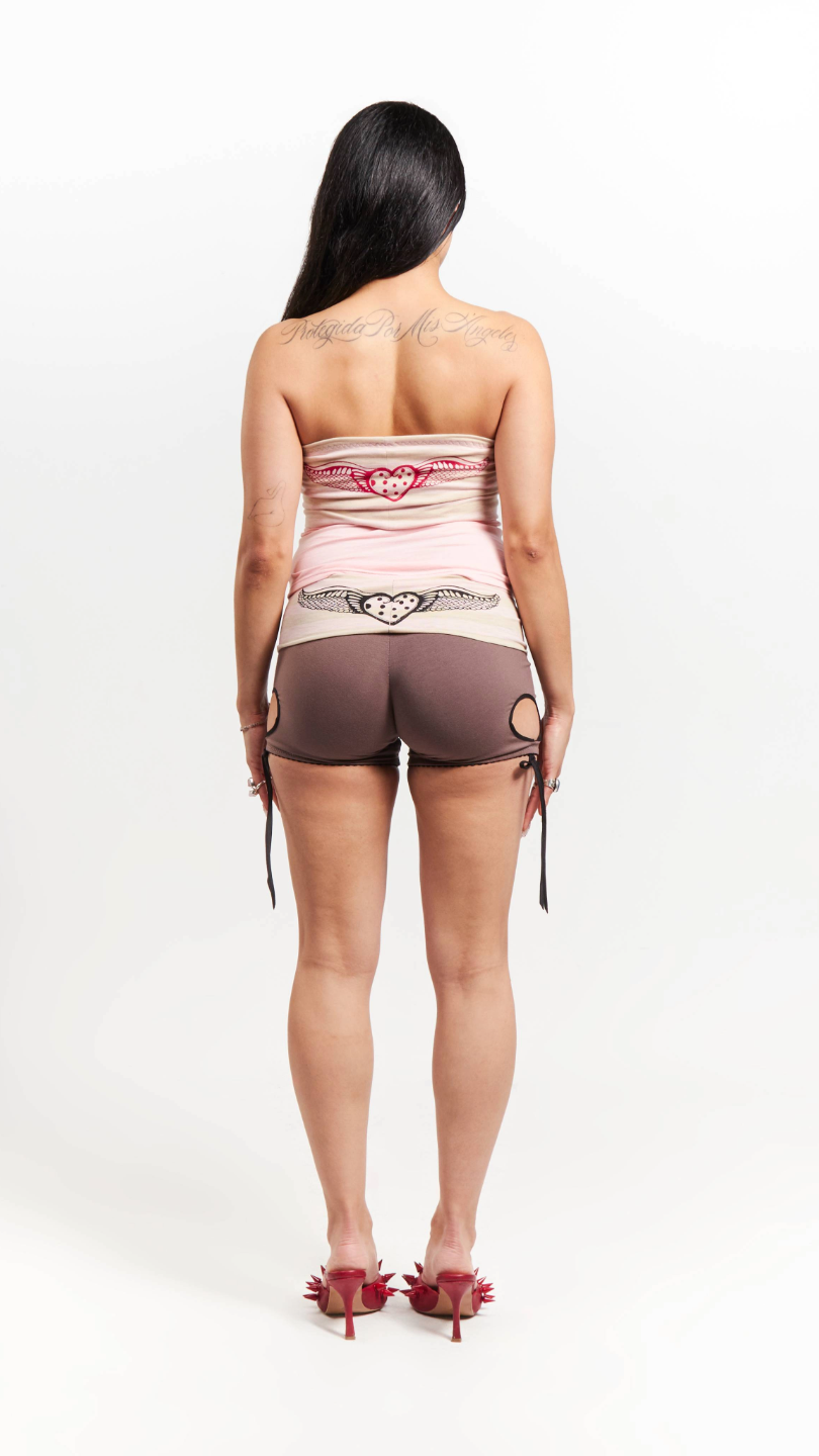 PRE-ORDER: GLAMOUR Booty Shorts - Lucky Puppy Collab