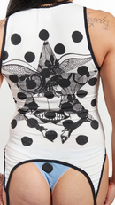 PRE-ORDER: Polka Garter Singlet - Lucky Puppy Collab